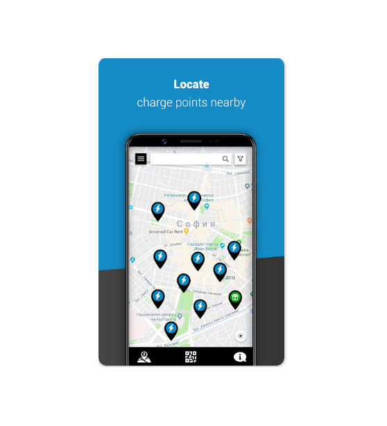 EVNet App - Locate Charge Points